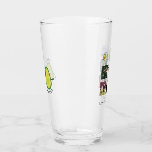 独自のBFFフォトコラージギフトを作成 – ビーガンアボカド タンブラーグラス (右)