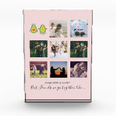 独自のBFFフォトコラージギフトを作成 – ビーガンアボカド フォトブロック (正面)