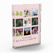 独自のBFFフォトコラージギフトを作成 – ビーガンアボカド フォトブロック (左)