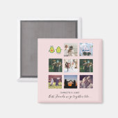 独自のBFFフォトコラージギフトを作成 – ビーガンアボカド マグネット (正面/裏面)