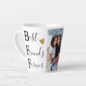 独自のBFFフレン最高のドを作成   カフェラテマグ (左アングル)