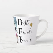 独自のBFFフレン最高のドを作成   カフェラテマグ (右)