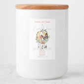 独自のBoho Butterfly Moon Dreamcatcherを作成 フードラベル (正面)