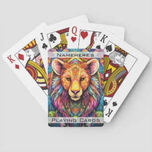 独自のBoho Lioness Totem動物を作成する トランプ