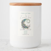 独自のBoho Wildflower Ivy Moonの作成 フードラベル (正面)