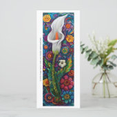 独自のCalla Lily Dot Artブックマークカードの作成 (スタンド正面)