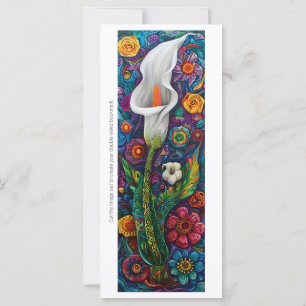独自のCalla Lily Dot Artブックマークカードの作成