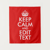 独自のCalmおよび保Edit文字の作成 タペストリー (正面)