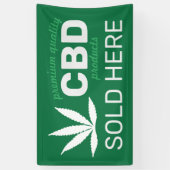 独自のCBDを作成ここにバナー 横断幕 (縦)