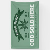 独自のCBDを作成ここにバナー 横断幕 (縦)