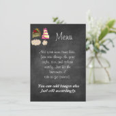 独自のChalkboardメニュー/フライヤースタイルを作成オンラインで編集 メニュー (スタンド正面)