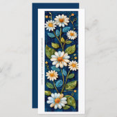 独自のDenimデイジーブックマークカードの作成 (正面/裏面)