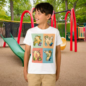 独自のDinoカスタムアルファベット名の作成 Tシャツ