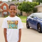 独自のDinoカスタムアルファベット名の作成 Tシャツ