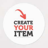 独自のDIYを作成するデザイン防水をアップロード ラベル (デザイン2)