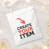 独自のDIYアップロードカスタムの結婚デザイン フェイバーバッグ (クリップ留めされた状態)