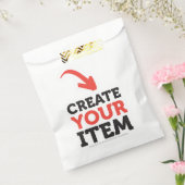 独自のDIYアップロードカスタムの結婚デザイン フェイバーバッグ (封をした状態)