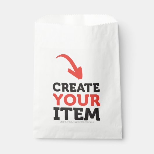 独自のDIYアップロードカスタムの結婚デザイン フェイバーバッグ (正面)