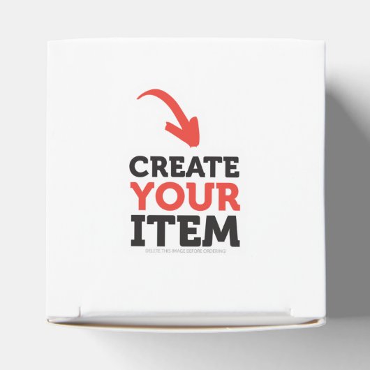 独自のDIYアップロードカスタムの結婚デザイン フェイバーボックス (上部)