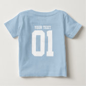 独自のDIYカスタムデザイン ベビーTシャツ (裏面)