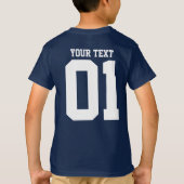 独自のDIYカスタムデザイン Tシャツ (裏面)