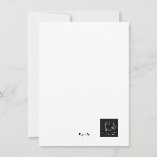 独自のDIYカスタム招待状またはカードのアップロード シーズンカード (裏面)