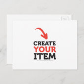 独自のDIYデザインを作成して、おカスタム使いの ポストカード (正面/裏面)