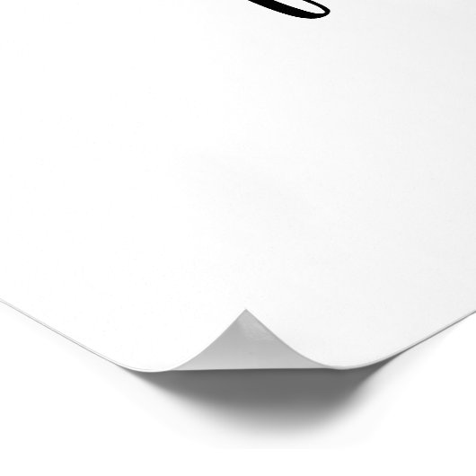 独自のDIYモダン引用文の作成 ポスター (角)