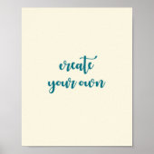 独自のFabおもしろいシャワーポスターの作成 ポスター (正面)