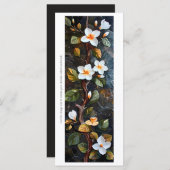 独自のFrangipaniブックマー色彩の鮮やかク・カードの作成 (正面/裏面)