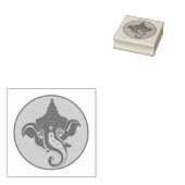 独自のGanesh顔の作成 ラバースタンプ (押印)