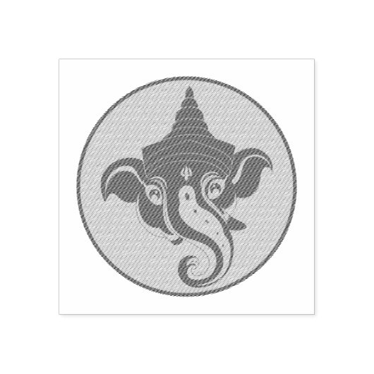 独自のGanesh顔の作成 ラバースタンプ (インプリント)