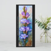 独自のGladiolusブックマー色彩の鮮やかク・カードの作成 (スタンド正面)