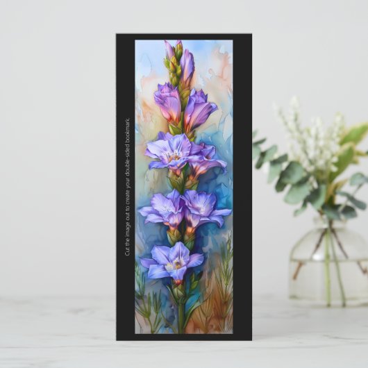 独自のGladiolusブックマー色彩の鮮やかク・カードの作成 (スタンド正面)