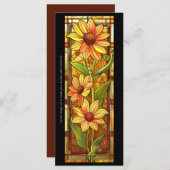 独自のGlass Sunflowerブックマークカードの作成 (正面/裏面)