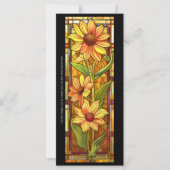 独自のGlass Sunflowerブックマークカードの作成 (正面)