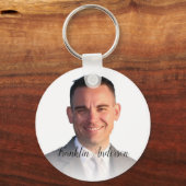 独自のGroovyセルフィーを作成する素晴らしい キーホルダー (正面)