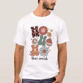 独自のGroovy Ho Ho Ho Christmasの作成 Tシャツ (正面)