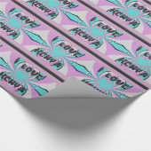 独自のHakuna Matata Kenyaを作成 ラッピングペーパー (角)