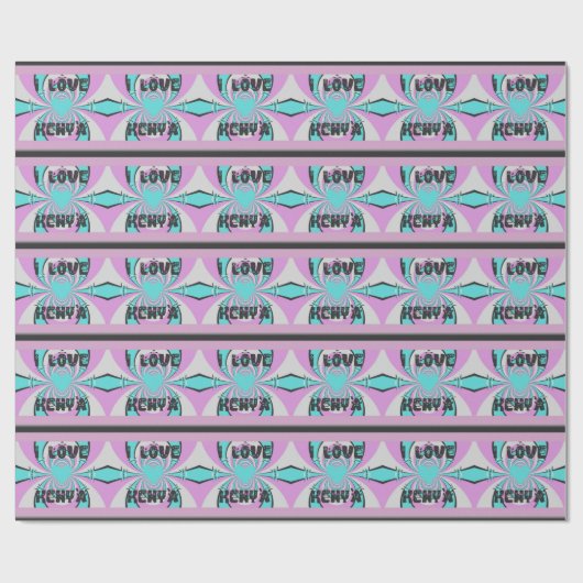 独自のHakuna Matata Kenyaを作成 ラッピングペーパー (フラット)