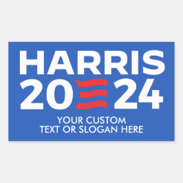 独自のHarris 2024を作成 長方形シール