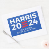 独自のHarris 2024を作成 長方形シール (封筒)