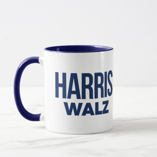 独自のHarris Walz 2024を作成 マグカップ (左)