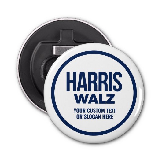 独自のHarris Walz 2024を作成 栓抜き (正面)