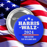 独自のHarris Walz 2024を作成 缶バッジ<br><div class="desc">Create Your Own Harris Walz 2024 Campaign Red Blue Kamala HarrisとTim Walzの支持者を任意のコンベンションで表示すカスタマイズる。この製品は次の方法でカスタマイズしてテキストをボックスに入力する – それはそれだ。</div>