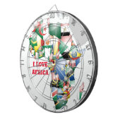 独自のI Love Africaダーツボードの作成 ダーツボード (正面右)