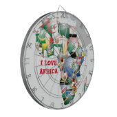 独自のI Love Africaダーツボードの作成 ダーツボード (正面左)