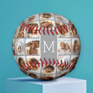 独自のInstaフォトコラージンググレーを作成 野球ボール