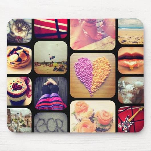 独自のInstagramを作成する マウスパッド (正面)