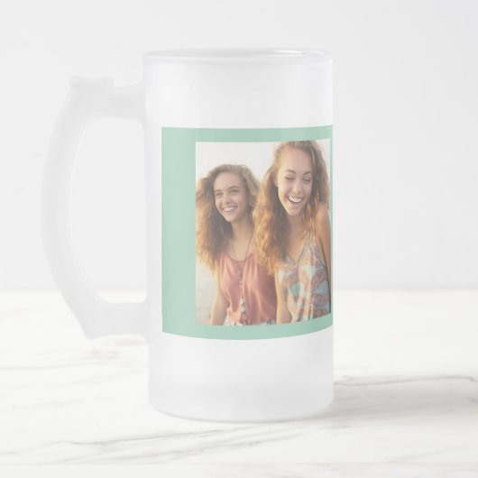 独自のInstagramアートを作成 フロストグラスビールジョッキ (左)